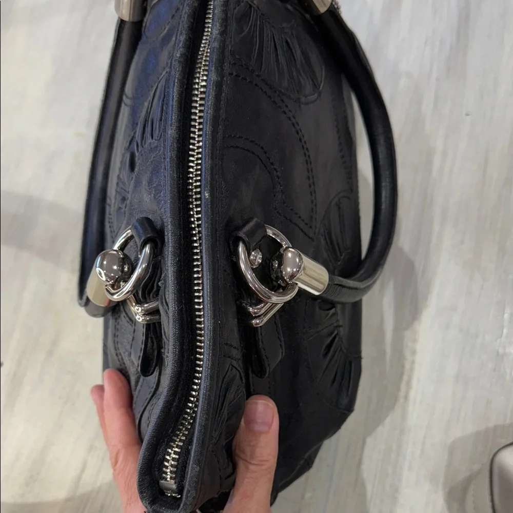 Coach Limited Edition Opt Art Maddison Sophia Leather Shoulder Bag